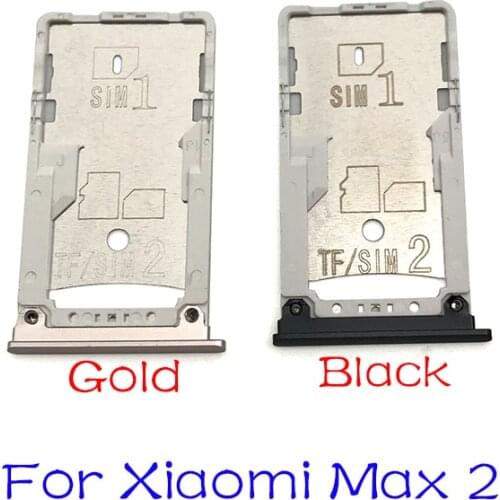 For Xiaomi Mi Max 2 3 Pocophone F1 SIM Card Tray Slot Holder Adapter Accessories Sim Card slot tray Holder repair part