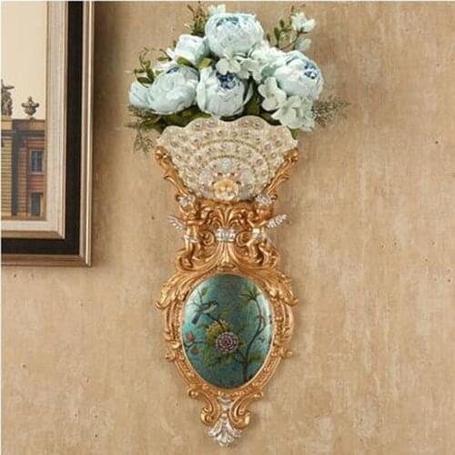 Creative American country wall hanging vase, beautiful crafts, home office wall decorations, wedding Christmas decoration gifts