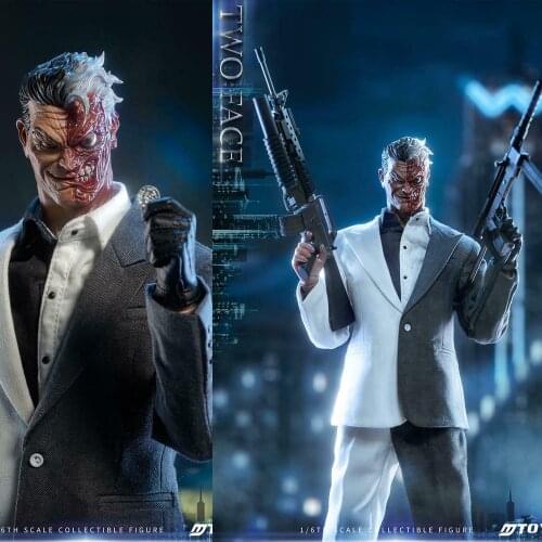 MTOYS MS013 1/6 Two Face Double Head Male Action Figure Collections 12 inches Toy Pre-sale Item