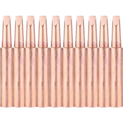 10pcs/lot Lead-Free Soldering Iron Tips Replacement 900m-T-3.2D Solder Iron Tips Head For BGA Soldering Station Welding Tool