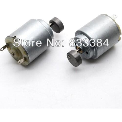 Wholesale 10pcs/lot 1.5-3v DC motor Vibration Motor 21*21mm with eccentric wheel Toy motor