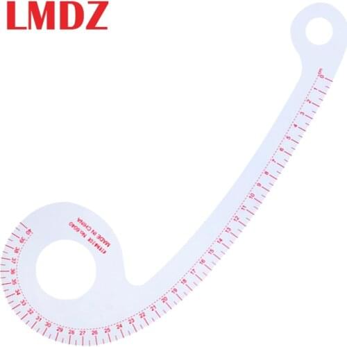 Plastic Transparent French Curve Ruler SplIne Sewing Patchwork Feet Tailor Yardstick Cloth Cutting Rulers