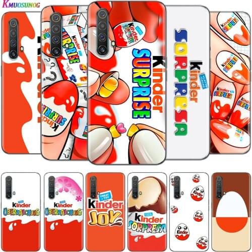 Transparent Cover Trolly egg KINDER JOY Surprise For OPPO AX7 A1K A93 A92 A73 A72 A53S A52 A32 A31 A9 A11 A7 A5 2020 Phone Case