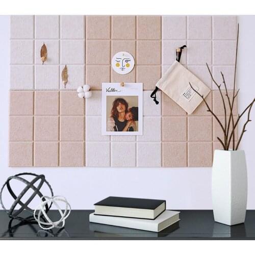 Nordic Style Felt Background Letter Board Photo Wall Household Message Display