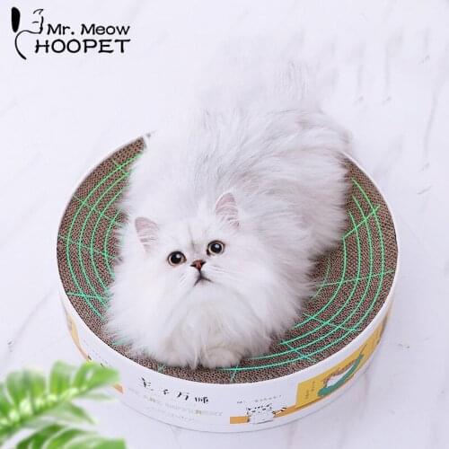 Hoopet Cat Scratch Board Protect Furniture Corrugated Thick Cardboard For Cats Pet Scratcher Pet Bed Integrated Toy Cat Supplier
