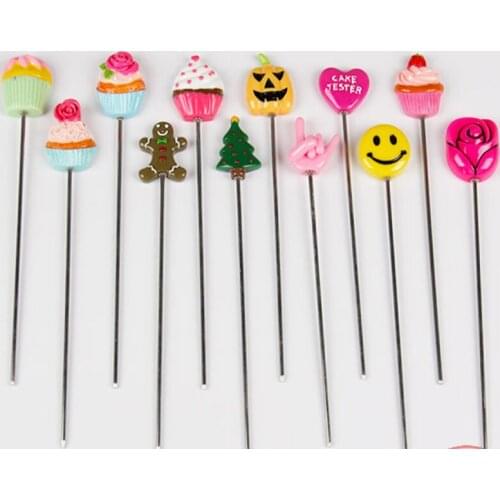 Convenient Cake Tester Baking Skewer Cupcake Muffin Testing Cooking Bread Probe Stainless Steel And Plastic