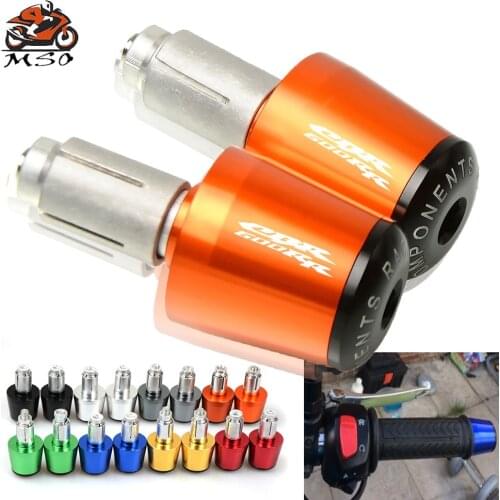 22MM 7/8" CNC Universal Motorcycle Handlebar Grip Ends Weights Anti Vibration Silder Plug For HONDA CBR 600 RR CBR600RR