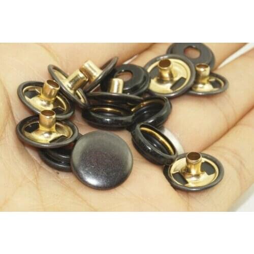 PRESS STUD SNAP FASTENERS 316 STAINLESS STEEL MARINE GRADE - 10 Sets