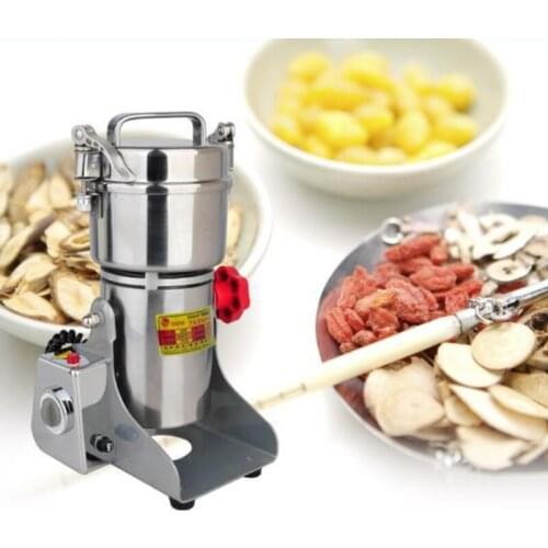 1kg Grinding Machine 2300W Household Food Grinder Stainless Steel Medicinal powder mill Pulverizer