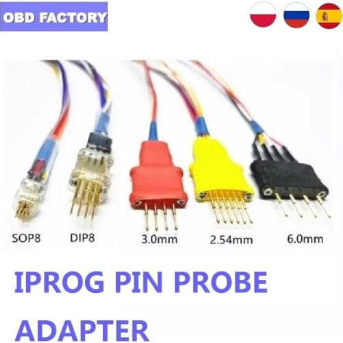 2020 Newest Probes Adapters for in-circuit ECU Work with Iprog+Plus 777 Programmer and X-p-r-o-g V6.12 V6.17 V6.26