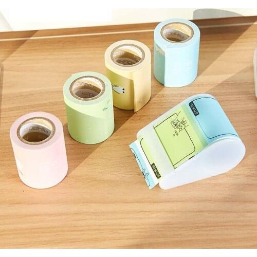 Papelaria Roll Scrapbooking Material Planner Stickers Korean Sticky Notes School and Office Supplies DIY POST