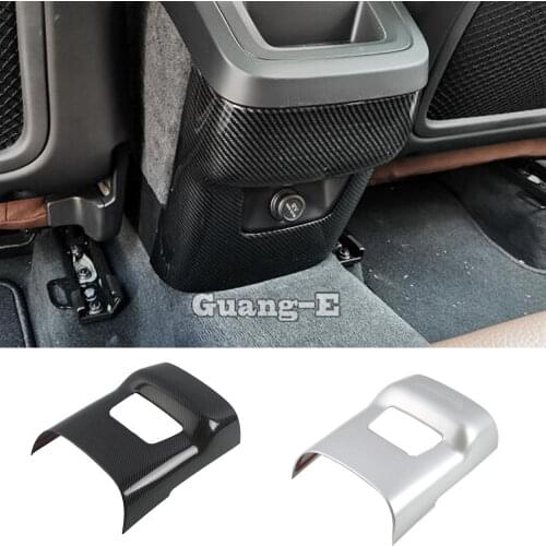 For Volvo XC60 2018 2019 2020 ABS Chrome Inner Protective Car Cover Rear Anti-Kick Board Stick Trim Decoration Accessory 1pcs