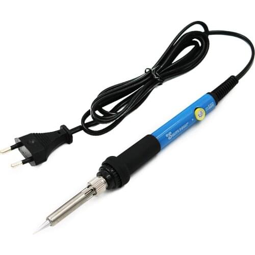 60W Electric Soldering Iron Temperature Adjustable Soldering Iron Fast Heating Lightweight Handle Welding Tools
