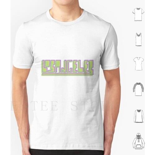 Los Angeles T Shirt Cotton Men Diy Print Los Angeles La City Of Angels Cali California West Coast Best Coast Hollywood So Cal