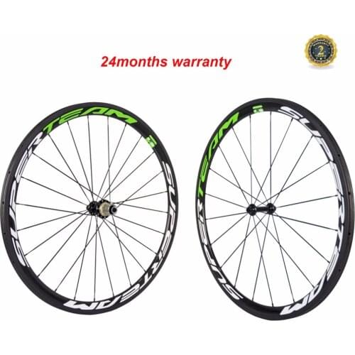 SUPERTEAM 700C Racing Bicycle Carbon Wheels Tubular 38mm Carbon Road Bike Wheelset Clincher 3K carbone Wheel R39 smooth Hub