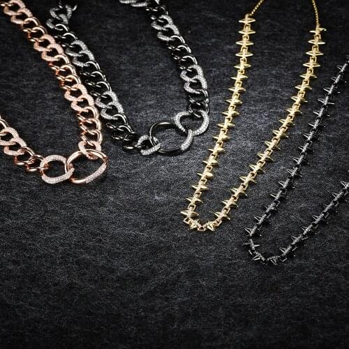 LIDU High Quality 925 Silver Rivets Necklace With Stylish And Elegant Monaco Ornaments As Gifts For Friends