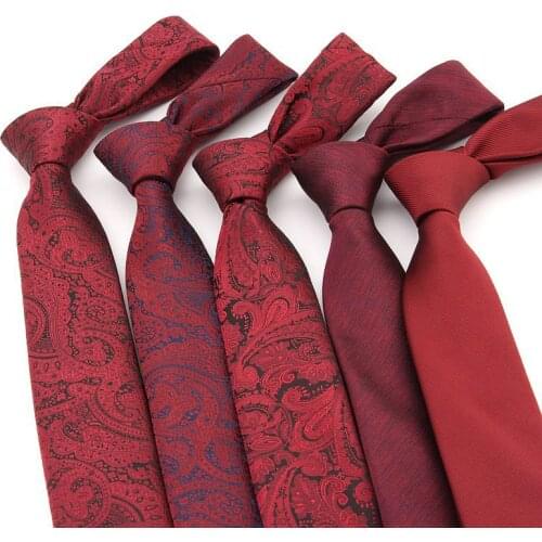 Linbaiway Polyester Jacquard Ties for Mens Suits Formal Dress Wear Classic Business Neckties Gravatas Slim Male Neck Tie Cravat