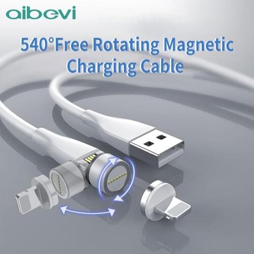 Aibevi Magnetic Cable Micro USB Type C Cable For iPhone 12 11 Pro Max Xiaomi Redmi Fast Charging Wire Magnet Charger Cables