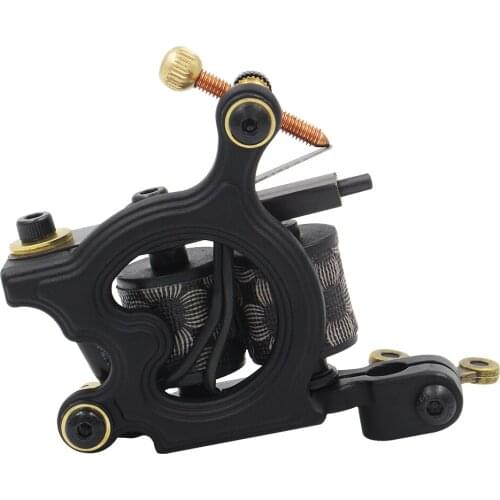 YUELONG Tattoo Machine 10 Wrap Coils Liner Shader Colis Tattoo Gun Machine for Tattoo Beginners Supplies