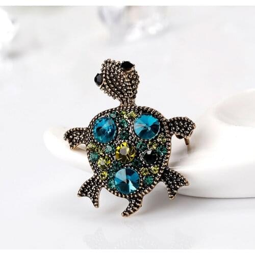 Lovely Jewelry Tortoise Brooches Women Girls Fashion Jewelry for Women Brooch Pins Accessories Animal Pins