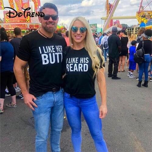 2019 New Lovers Couple T Shirt Summer New Women Men Valentines Shirts Letters Printed Short Sleeve Couples Matching Clothes