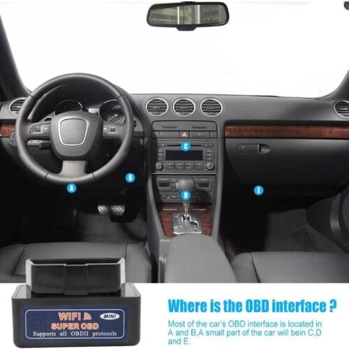 OBD2 Scanner OBDII WiFi Car Code Reader Clears Check Engine Lights Instantly Diagnose Wireless Auto Check Tools ELM 327