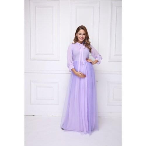 2021Fashion vestidos para embarazadas maternity photography props vestidos de maternidad para foto shoot pregnancy clothes dress