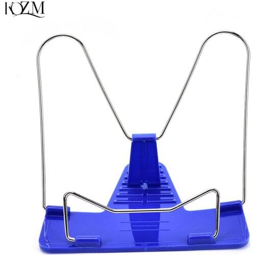 1 Pcs Portable Foldable Adjustable Bookend Stand Reading Book Stand Document Holder Base Reading Book Shelf Bookend Reading