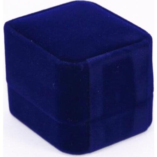 USA Size 8 To 15 Factory Price 2018 FAN Red And Blue Stones Ring Engraving Inside Display Boxes Drop Shipping