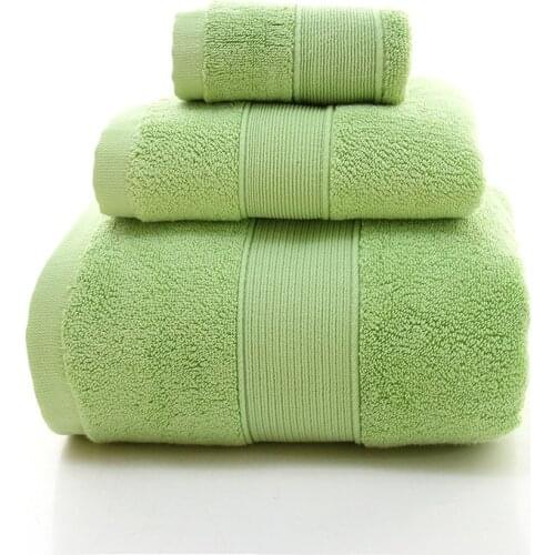 Combed Cotton, Thickened 100% Cotton Bath Towe Luxury for adults Gift Hotel Towel set Factory Direct Sales 1bath towel+1towel