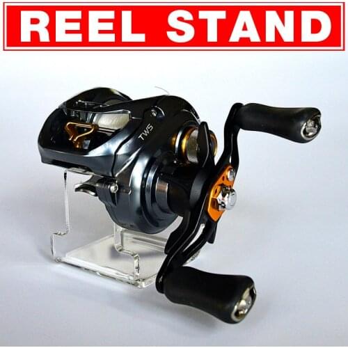 Bait Caster Reel Bait Casting Fishing Reel Trolling Reels Acrylic Display Stand Shelf Holder Support Rack Storage Decoration