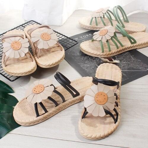 2021 Slippers Women Summer Fashion Flip-flop Roman Wind Sandals and Slippers Women Foreign Trade Beach Sandals Women