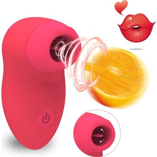 10 frequency Strong Sucking Tongue Vibrator Vagina Clitoris Stimulator G-Spot Massager Masturbator Sex toys for Women Adult Toys