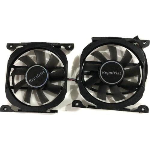 2pcs/set CF-12815B GPU VGA Cooler Graphics Fan For ELSA GeForce RTX 2070 S.A.C GTX 1060 GTX 970 GTX 960 GTX760/770 Cards Cooling