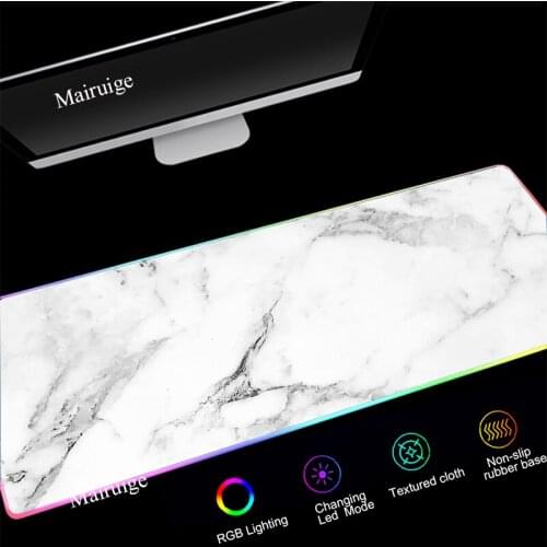 2021 New Hot Design RGB Mouse Pad Custom Welcome LED Backlight High-end Normal Rubber Pads for Gamer Accessories XXl Mouse Pads