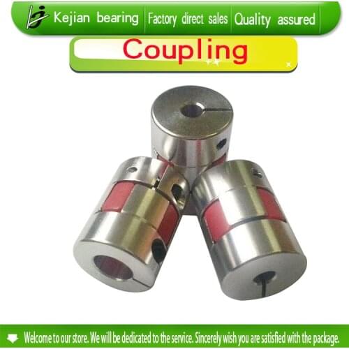 3PCS D25L30 6.35mm to 8mm jaw shaft coupling spider Stepper Motor Shaft Coupler flexible shaft couplings