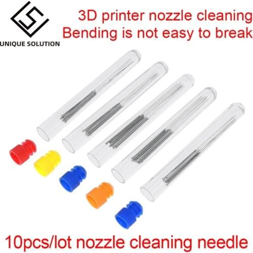 3D Printer accessories Reprap Makerbot Mendel Ultimaker Reprap Nozzle cleaning needle for MK7 MK8 CR-10 CR-10S Ender-3