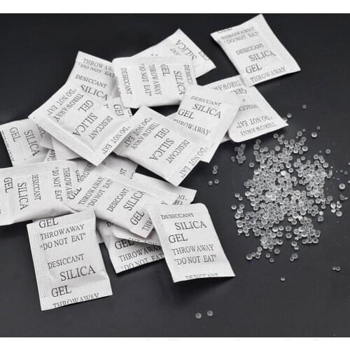 WITUSE 50/100/200 Packs 1g Silica Gel Non-Toxic Gel Desiccant For Room Kitchen Clothes Food Storage Moisture Absorbing Drying