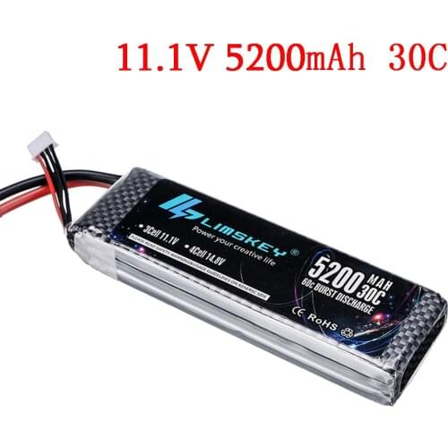 LION POWER Lipo 3S Battery 11.1v 5200mAh 30C Battery For RC Helicopter RC Car Boat Quadcopter Remote Control Toys 3S 11.1V