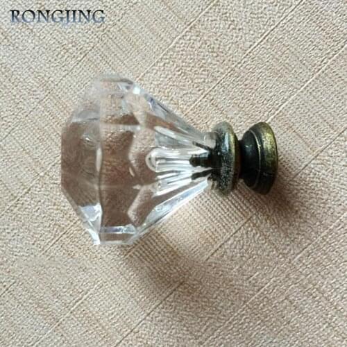 10pcs Acrylic Cabinet Drawer Knobs Jewelry Box Handle Furniture Hardware Kitchen Cabinet Knobs Cupboard Wardrobe Closet Pulls