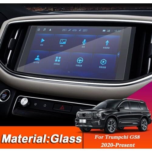 Car Styling GPS Navigation Screen Protective TPU Film For Trumpchi GS8 2020-Present Dashboard Display Sticker Auto Accessories