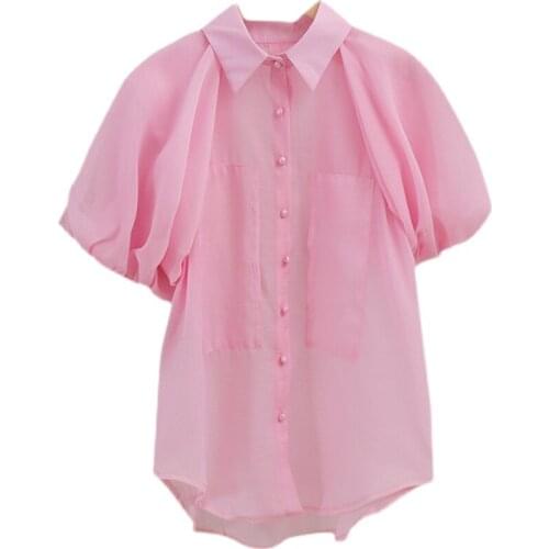 FIFICHUYI Womens Chiffon Shirts