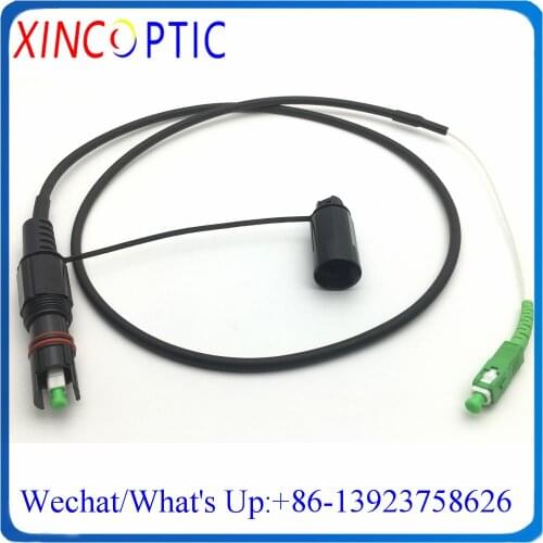 IP68 SOS Waterproof HUAWEI Mini Outdoor PI67 5.0mm Simplex CORNING Mini SC/APC to SC/APC 5M Fiber Optic Patch Cord Connector