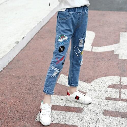 KAQUKAQI School Jeans For Girls