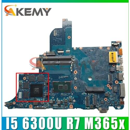 Akemy For HP ProBook 640 G2 650 G2 Laptop Motherboard MainBoard I5 6300U R7 M365x 2G circus-6050a2723701-mb-a02 Test Ok