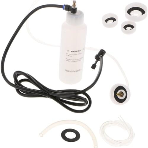 Car Van Brake & Clutch Fluid Bleeding Kit Pneumatic Air Vacuum Bleeder Tools