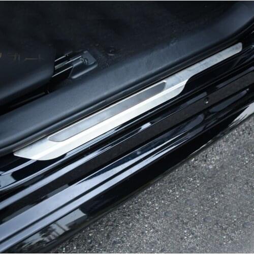 For Toyota Corolla 2019 2020 Hatchback Stainless Door Sill Strip Scuff Guard Plate Protection Sticker Accessories Car Styling