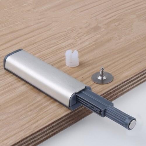 Push to Open Cabinet Catches With Screws magnetic touch latch lock cabinet door damper buffer closer Furniture Hardware