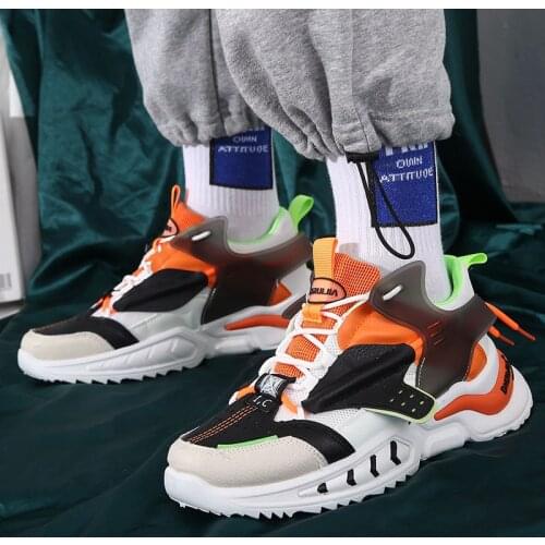 2020 New Mens Dad Shoes For Casual Men Chunky Sneakers Fashion Comfortable Designer Basket Trainers Zapatillas De Deporte Hombre