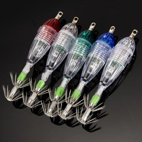 2021 New High Quality Mini Fish Lure Light LED Deep Sea Drop Underwater Tackle Fishing Squid Lure Light Lamp Tools Underwater